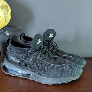 Nike Air Max Flyknit Racer Triple Black Sneaker Shoes